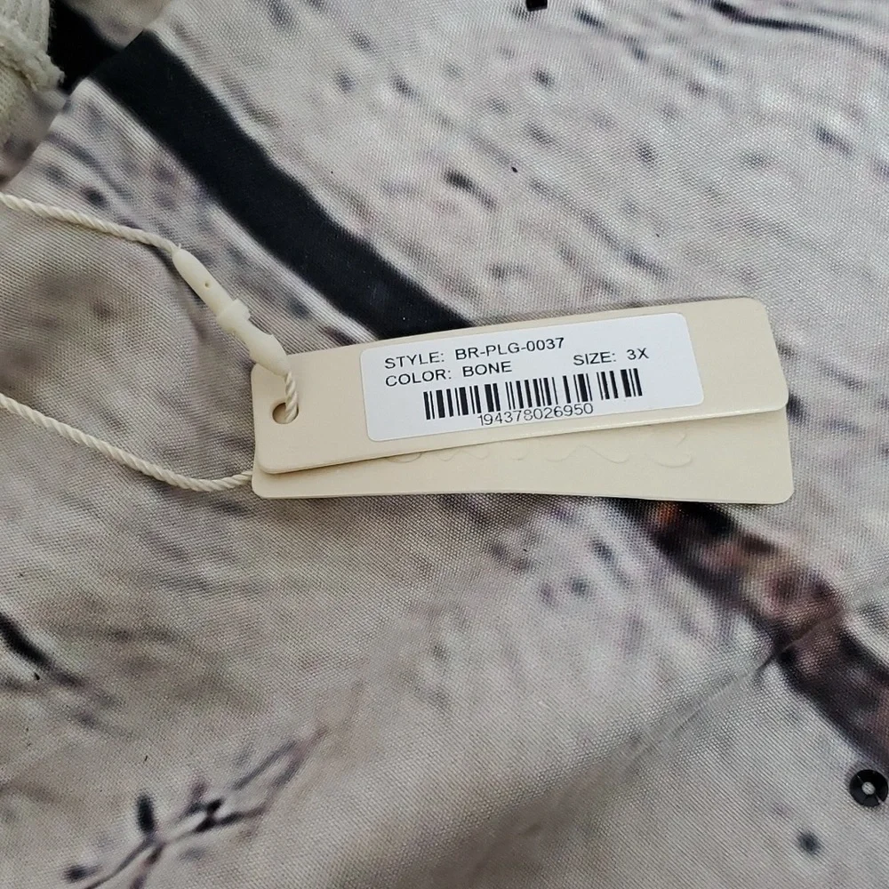 Skims Cotton Plunge Bralette NWT 3X Bone - Picture 5 of 6